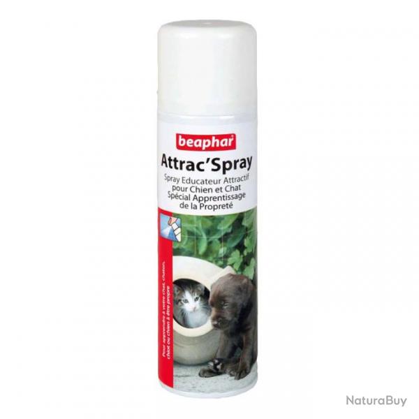 Attrac'Spray, spray ducateur pour chien et chat