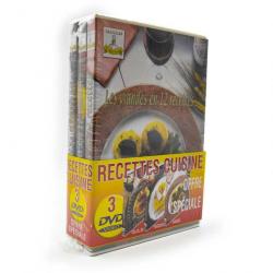 Lot de 2 DVD : Recettes de cuisine 1 2 3