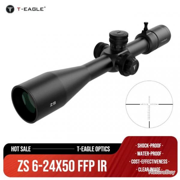 T-EAGLE ZS 6-24X50 FFP IR 11MM Bas Paiement en 3 ou 4 fois -