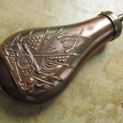 Poire à poudre Pedersoli poudre noire pistolet fusil revolver percussion silex