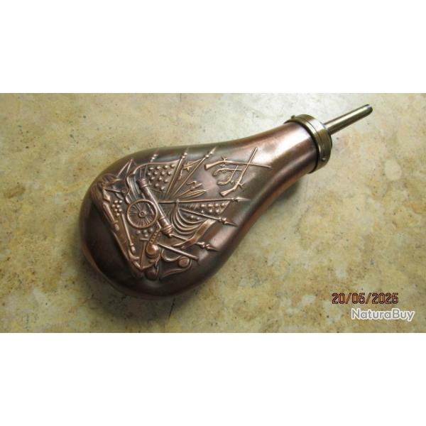 Poire  poudre Pedersoli poudre noire pistolet fusil revolver percussion silex