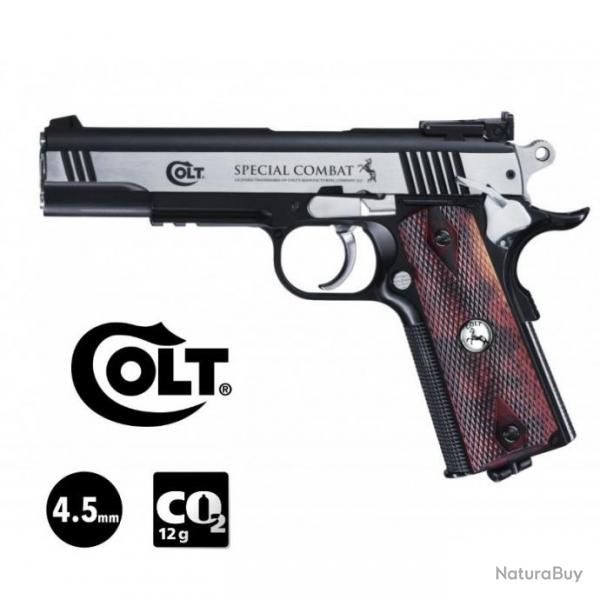 PISTOLET COLT SPECIAL COMBAT CLASSIC DARK OPS 4.5MM BBs CO