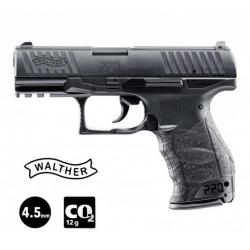 PISTOLET WALTHER PPQ Noir - 4.5 mm PLOMB - CO²