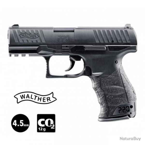 PISTOLET WALTHER PPQ Noir - 4.5 mm PLOMB - CO