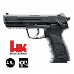 PISTOLET HECKLER & KOCH HK45 Noir - Culasse fixe - 4.5mm BB - CO²