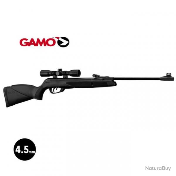 CARABINE AIR COMPRIME GAMO BLACK SHADOW COMBO + LUNETTE 4X32 - Plomb 4.5mm / 14J