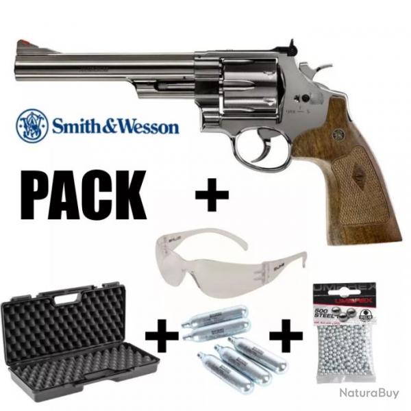 PACK REVOLVER SMITH & WESSON REVOLVER M29 6,5'' - 4.5mm BB - CO