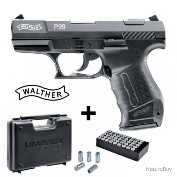 PISTOLET A BLANC WALTHER P99 Noir 9MM PAK