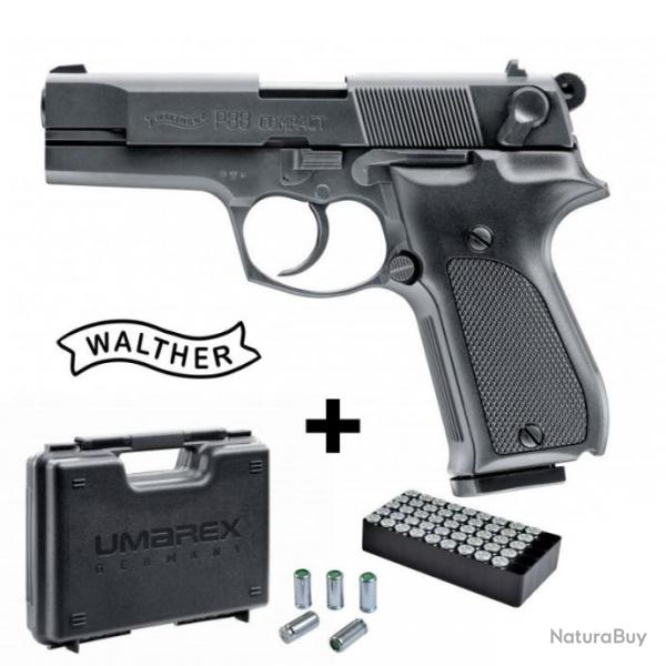 PISTOLET A BLANC WALTHER P88 Noir 9MM PAK