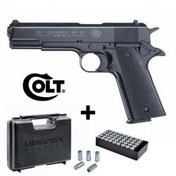 PISTOLET A BLANC COLT 1911 A1 Noir 9MM PAK