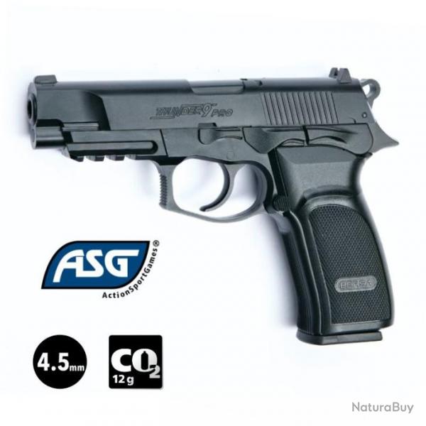 PISTOLET ASG BERSA THUNDER 9 PRO Noir - 4.5mm BBs - CO