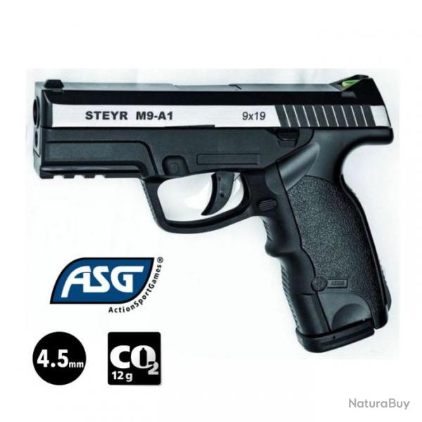 PISTOLET ASG STEYR M9-A1 Bicolore - 4.5mm BBs - CO