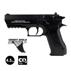 PISTOLET DESERT EAGLE BABY Noir - Culasse fixe - 4.5mm BB - CO² / 2.8J