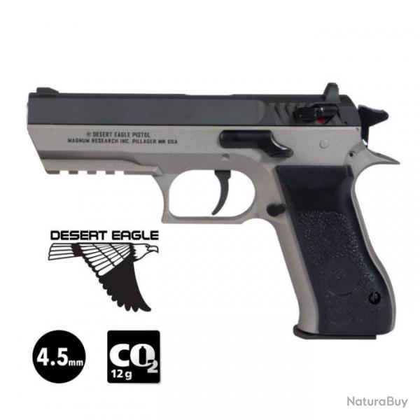 PISTOLET DESERT EAGLE BABY Bicolore - Culasse fixe - 4.5mm BB - CO / 2.8J