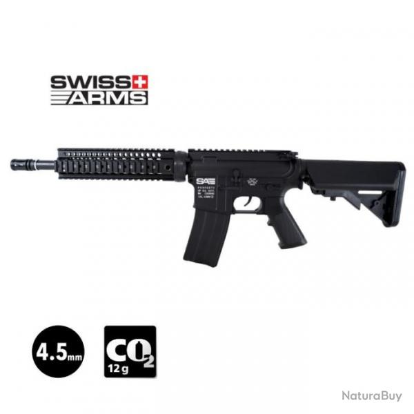 CARABINE SWISS ARMS x FN HERSTAL M4 - Billes acier 4.5mm / 3.9J