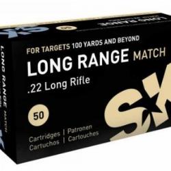 Munitions LAPUA SK long range match cal.22lr par 50