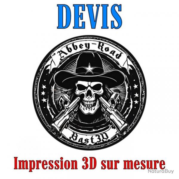 Ralisation devis impression 3D sur mesure - Bast3D