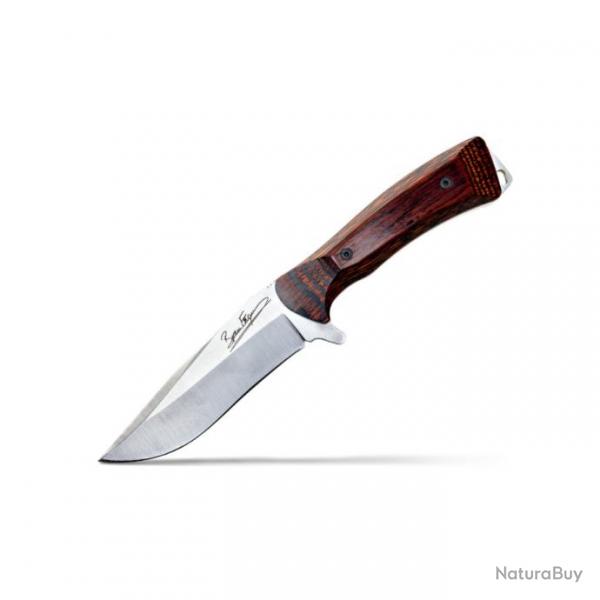 COUTEAU de chasse BYRON FERGUSON Pakkawood cocobolo WILDSTEER