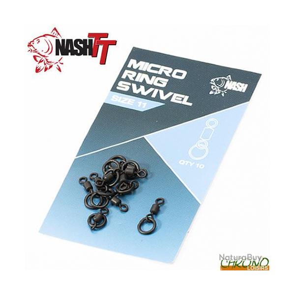 Emerillon  Anneau Nash Micro Ring Swivel T11 (par 10)