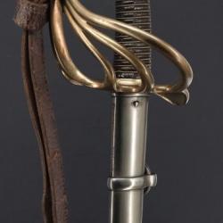 SABRE CAVALERIE DE RESERVE MODELE D'ESSAI 1854 - 1880 MANUFACTURE ARMES DE CHATELLERAULT AVRIL 1880 