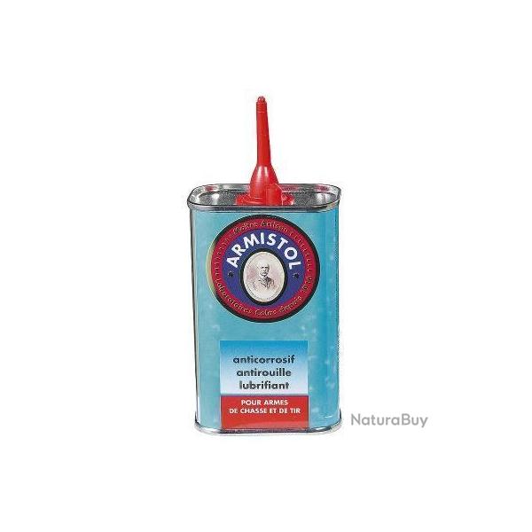 Burette huile ARMISTOL - 120 ml ANTICORROSIF ANTIROUILLE LUBRIFIANT POUR ARME DE CHASSE ET DE TIR