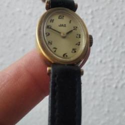 JAZ MONTRE MÉCANIQUE POUR FEMME PLAQUÉ OR FRANCE TRÈS BON ÉTAT