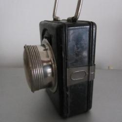 Lanterne de "ménage" métal/inox 1930 (lampe de poche)