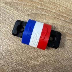 Clips Couvre-Rail Picatinny FRANCE Bleu Blanc Rouge/Drapeau Français Punisher pièce AR15