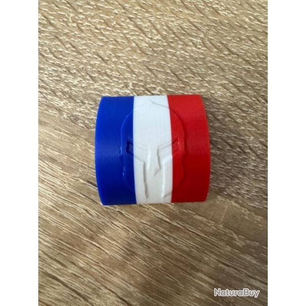 Clips Couvre-Rail Picatinny FRANCE Bleu Blanc Rouge/Drapeau Franais Spartiate AR15