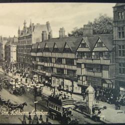 Carte postale England ancienne architecture de Staple Inn, Holborn, London 1900's