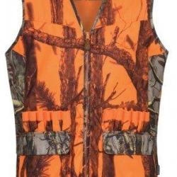 Gilet chasse Palombe GhostCamo Blaze Black Percussion