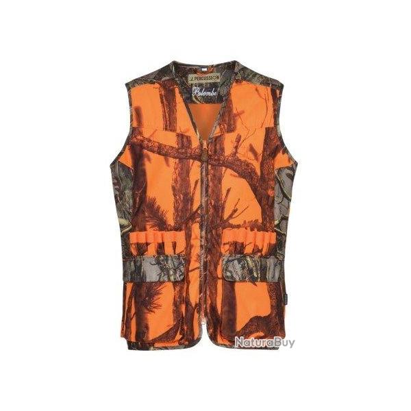 Gilet chasse Palombe GhostCamo Blaze Black Percussion