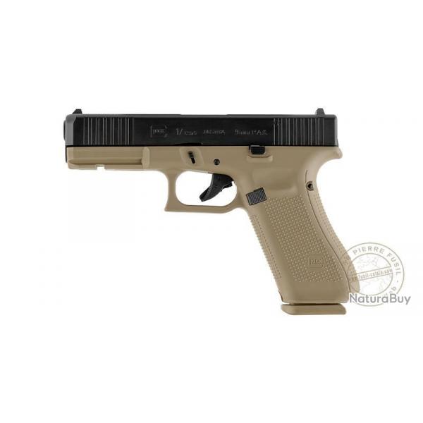 Pistolet d'alarme  blanc, gaz ou flash GLOCK 17 Gen 5 - Cal. 9mm PAK Coyote