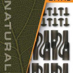 Fox naturals size 7 lead clips pegs