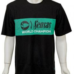 T-SHIRT FASHION CLUB NOIR-VERT Sensas S