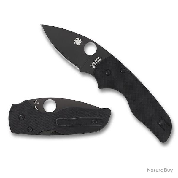 C230GPBBK Couteau de poche Spyderco "LIL' NATIVE" Compression Lock tout noir