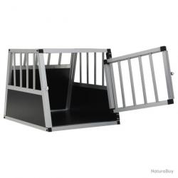 CAGE DE TRANSPORT POUR CHIEN AVEC GRANDE PORTE 54 X 69 X 50 CM MOTO OU VOITURE