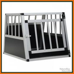 CAGE DE TRANSPORT MOTO VOITURE POUR CHIEN TAILLE MOYENNE 54 X 69X 50 CM