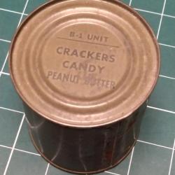 CRAKERS CANDY PEANUTS BUTTER B1 UNITS BOITE INCLUE DANS LES RATION US WW2  POUR COLLECTION