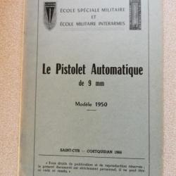 le pistolet automatique de 9mm modèle 1950