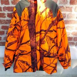 Veste orange grand froid