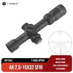 T-Eagle Lunette De Visée AR2.5-15X32 SFIR 11MM Bas Paiement en 3 ou 4 fois - LIVRAISON GRATUITE !!