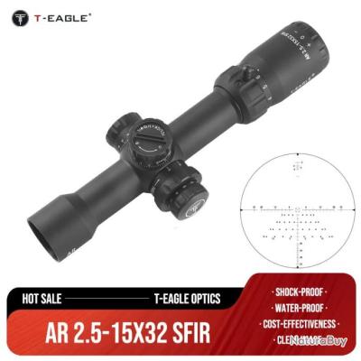 T-Eagle Lunette De Visée AR 1-6X24 IR Paiement En 3 Ou 4 Fois