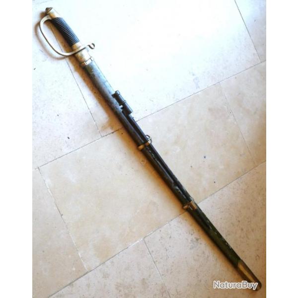 Sabre russe sovitique modle 1881 avec baionnette douille  Shashka - ref EBR24COS001