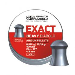 PLOMBS JSB EXACT HEAVY 4.52mm/0.670Gr x500