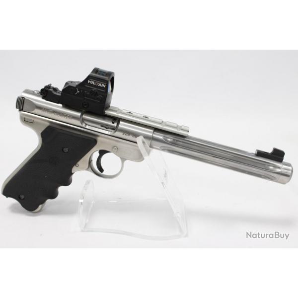 OCCASION PISTOLET RUGER MARK III Target HUNTER cal:22LR + Holosun 407C