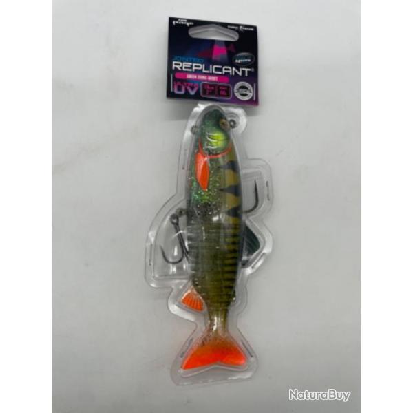 Leurre souple arm Fox rage replicant jointed EXCLUSIF Green zbra ghost 18cm