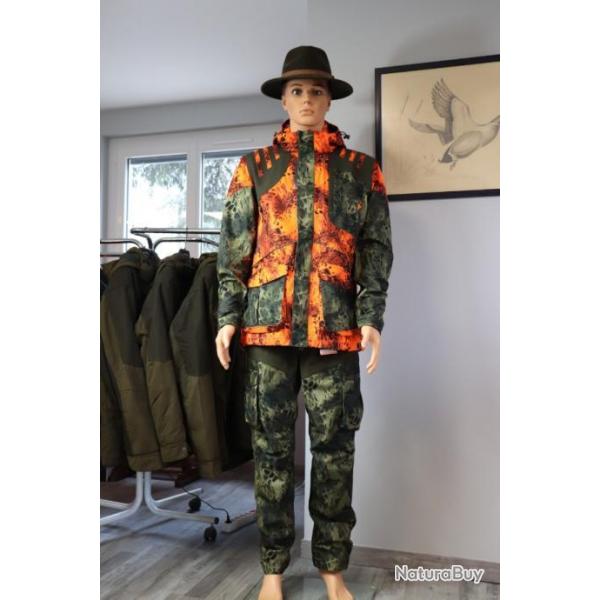 Veste Homme Stagunt Active Etanche Terra Jkt - Orange Camo