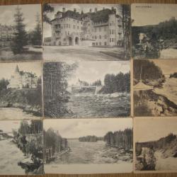 9 pièces, Suomi - Finlande Carte postale ancienne, Imatra Hotell 1900's