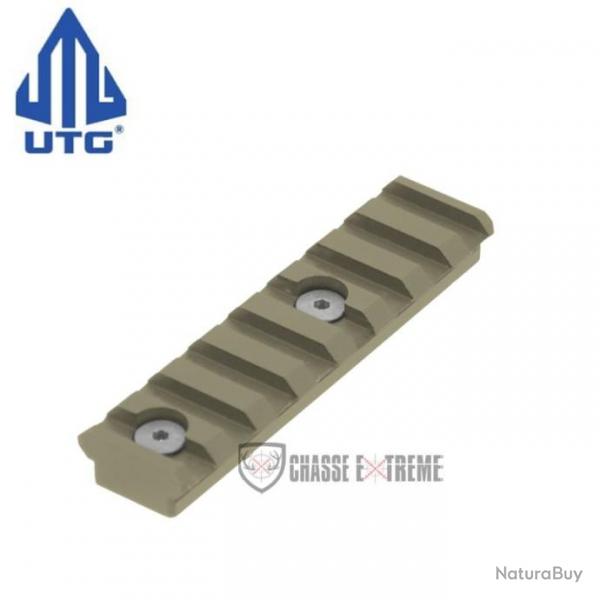 Rail Picatinny UTG Keymod 8 Slot Fde Cerakote